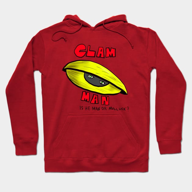 CLAM MAN Hoodie by YesElliott